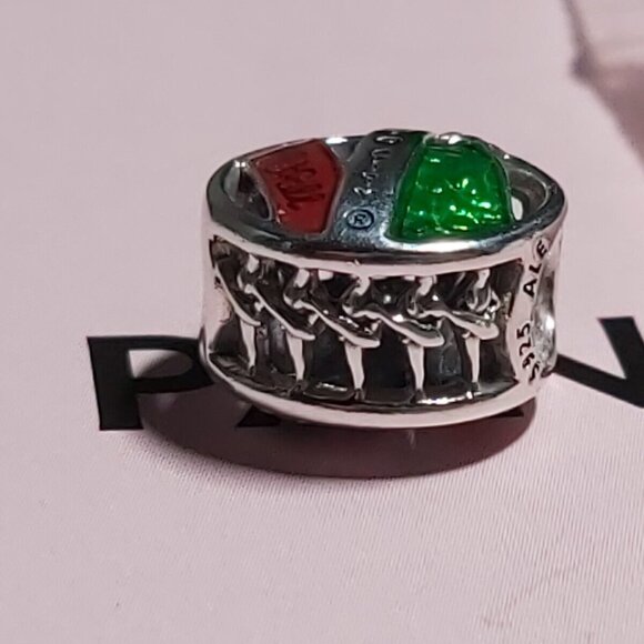 Auth Pandora *RETIRED* Sterling Silver RADIO CITY MUSIC HALL Charm 797549ENMX - Picture 8 of 11